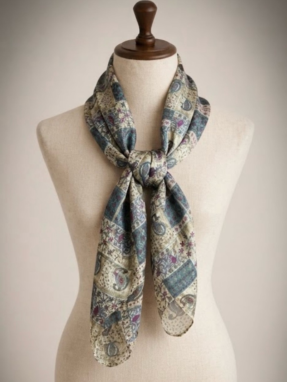Scarves And Arts Inc.Silk Patchwork Paisley Scarf
